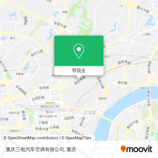 重庆三电汽车空调有限公司地图