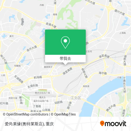 爱尚果缘(奥特莱斯店)地图