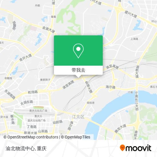 渝北物流中心地图