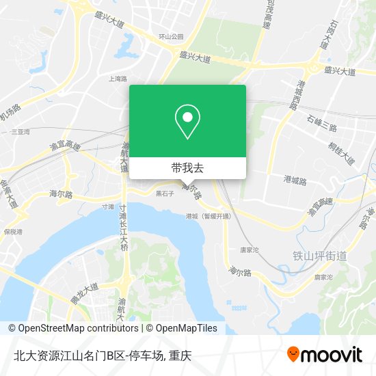 北大资源江山名门B区-停车场地图