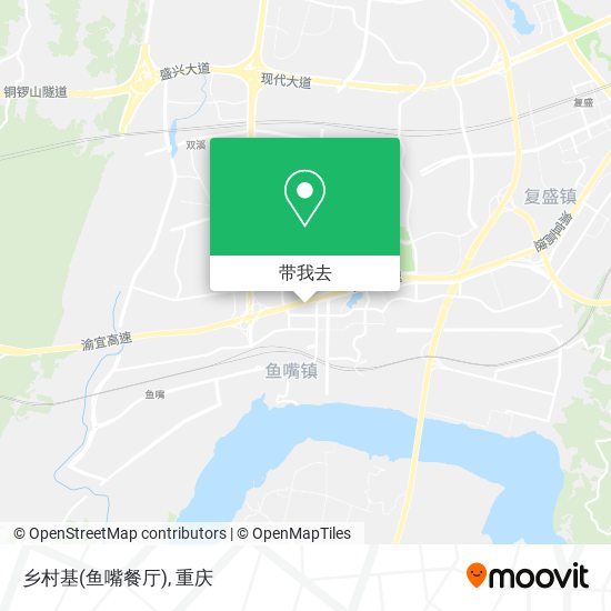 乡村基(鱼嘴餐厅)地图
