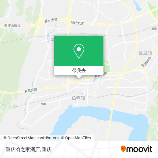 重庆渝之家酒店地图