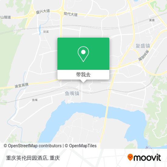 重庆英伦田园酒店地图