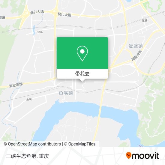 三峡生态鱼府地图