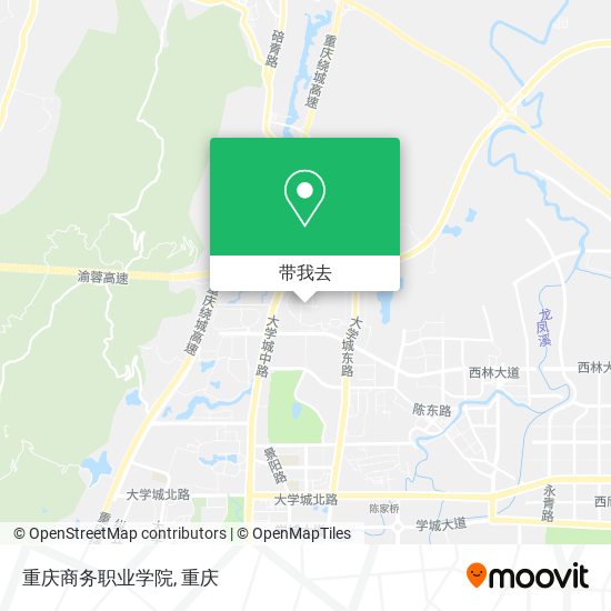 重庆商务职业学院地图
