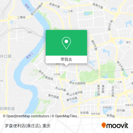 罗森便利店(康庄店)地图