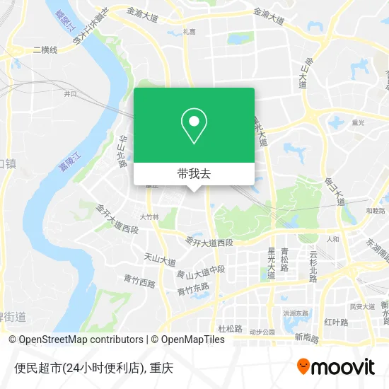 便民超市(24小时便利店)地图