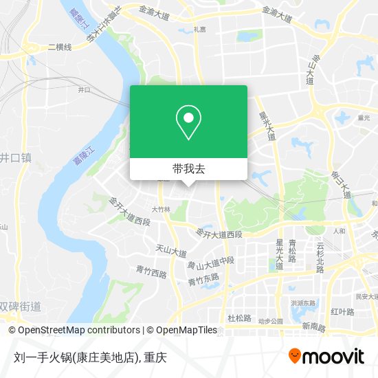 刘一手火锅(康庄美地店)地图