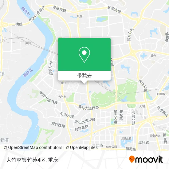 大竹林银竹苑4区地图