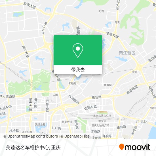 美臻达名车维护中心地图