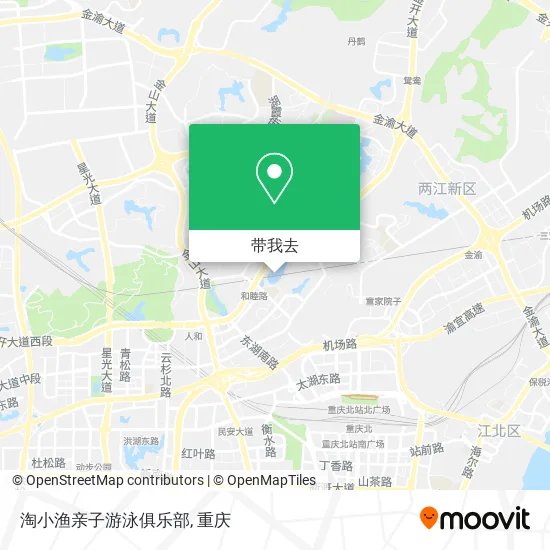淘小渔亲子游泳俱乐部地图
