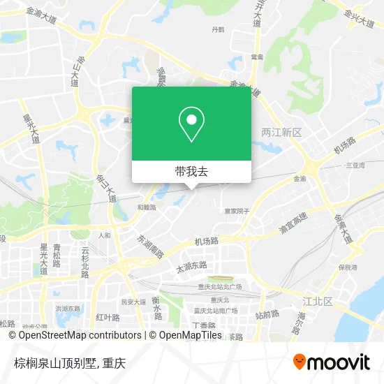 棕榈泉山顶别墅地图