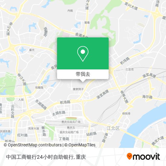 中国工商银行24小时自助银行地图