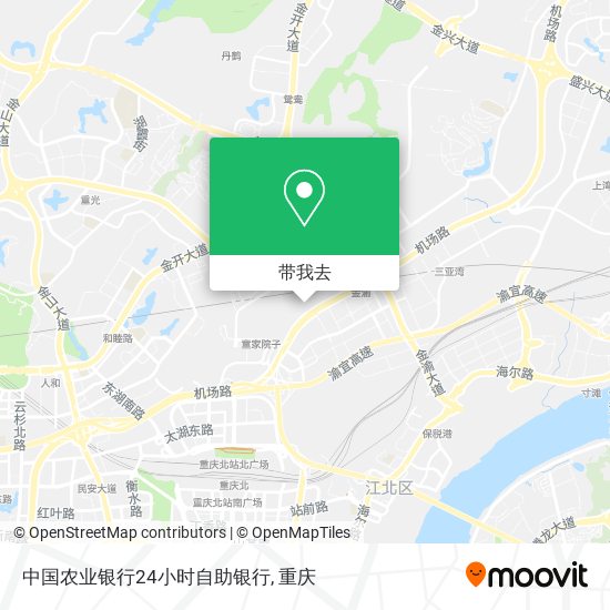 中国农业银行24小时自助银行地图