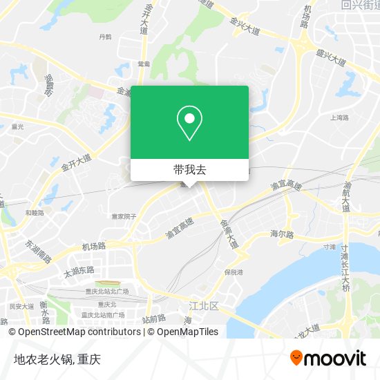 地农老火锅地图