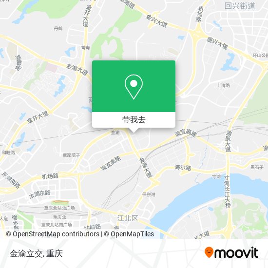 金渝立交地图