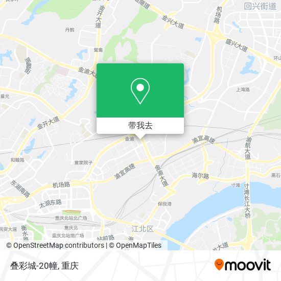 叠彩城-20幢地图