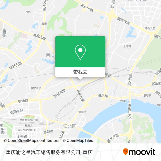 重庆渝之星汽车销售服务有限公司地图