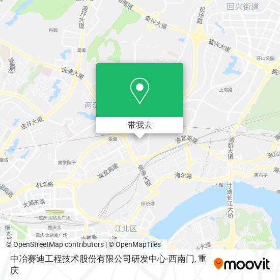 中冶赛迪工程技术股份有限公司研发中心-西南门地图