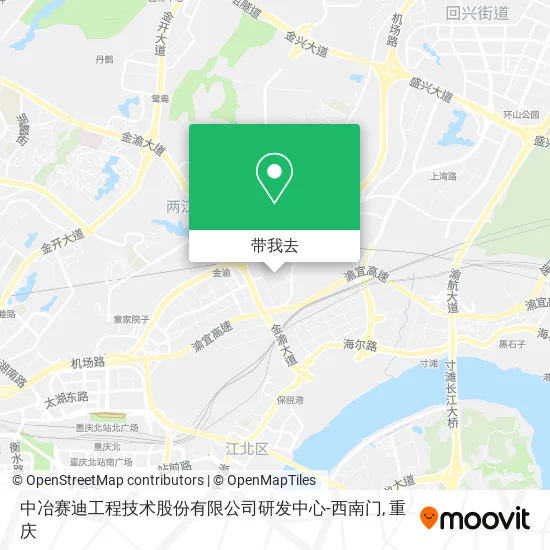 中冶赛迪工程技术股份有限公司研发中心-西南门地图