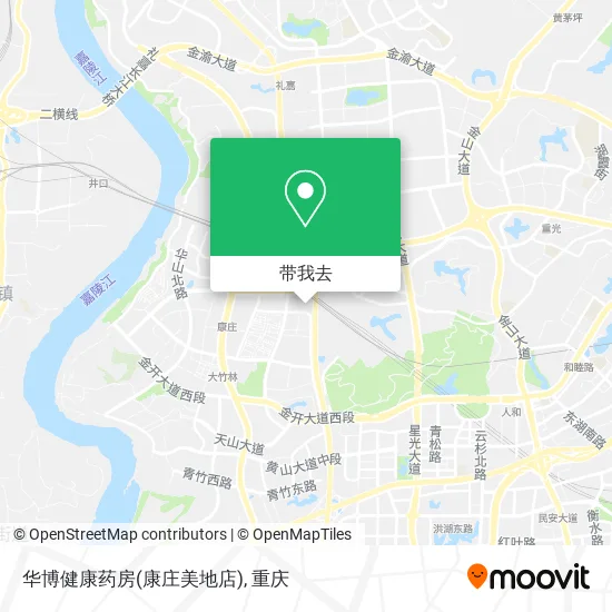 华博健康药房(康庄美地店)地图