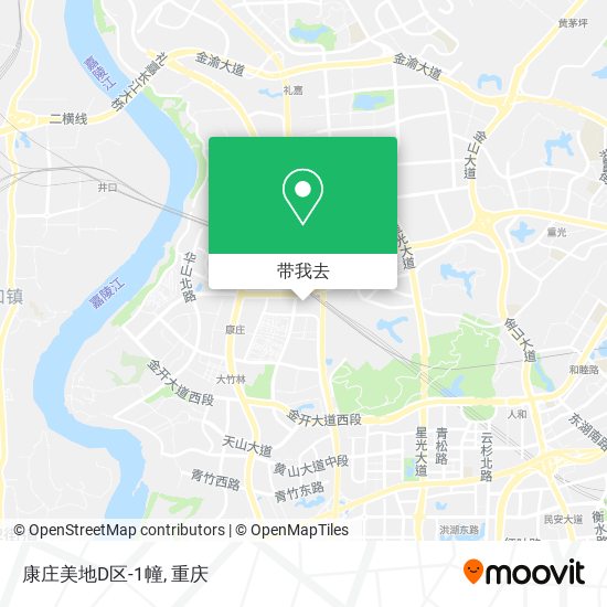 康庄美地D区-1幢地图