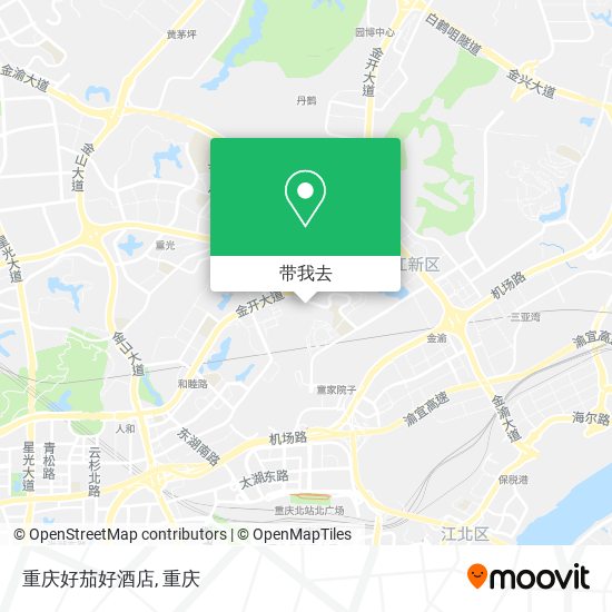 重庆好茄好酒店地图