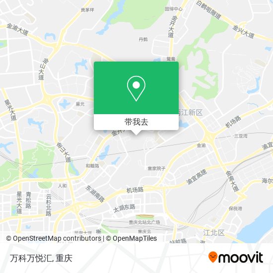 万科万悦汇地图
