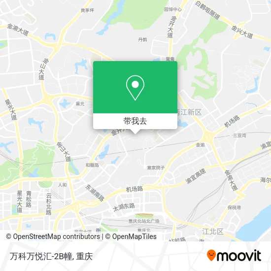 万科万悦汇-2B幢地图