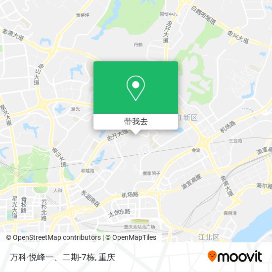 万科·悦峰一、二期-7栋地图