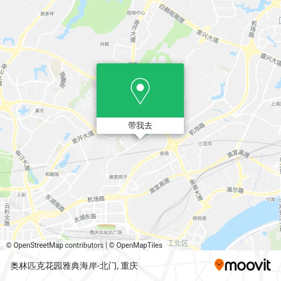 奥林匹克花园雅典海岸-北门地图