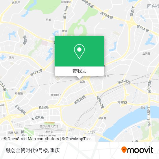 融创金贸时代9号楼地图