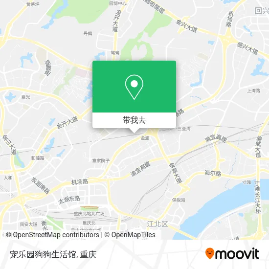 宠乐园狗狗生活馆地图
