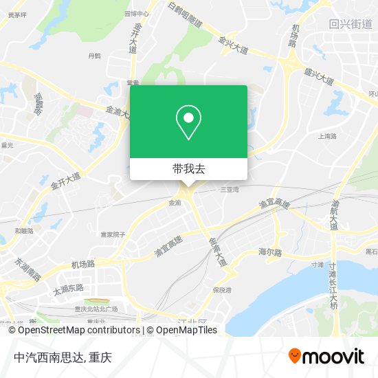 中汽西南思达地图