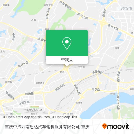 重庆中汽西南思达汽车销售服务有限公司地图