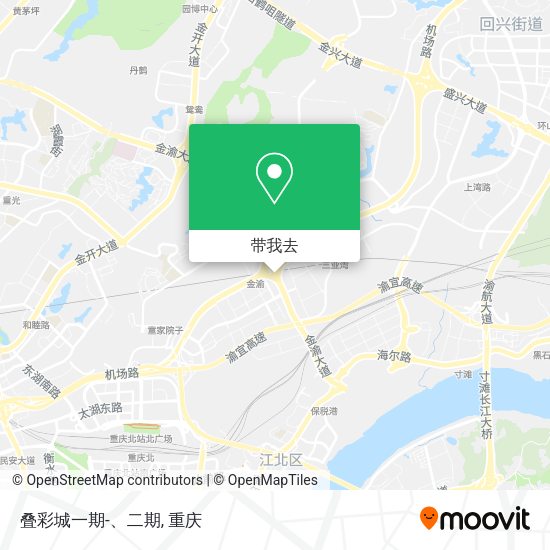 叠彩城一期-、二期地图