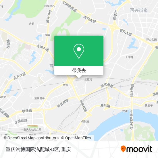 重庆汽博国际汽配城-D区地图