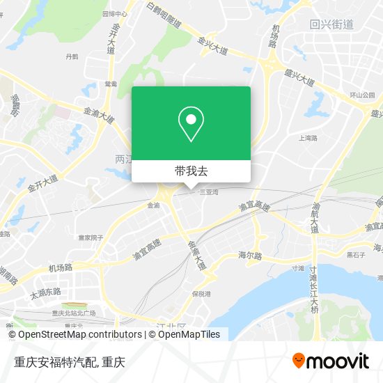 重庆安福特汽配地图