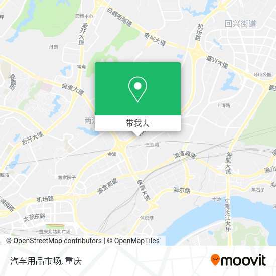 汽车用品市场地图