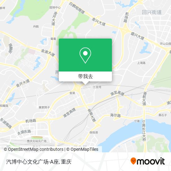 汽博中心文化广场-A座地图