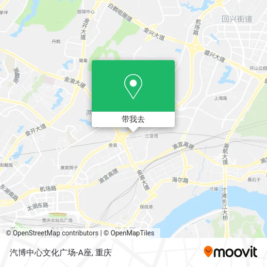 汽博中心文化广场-A座地图
