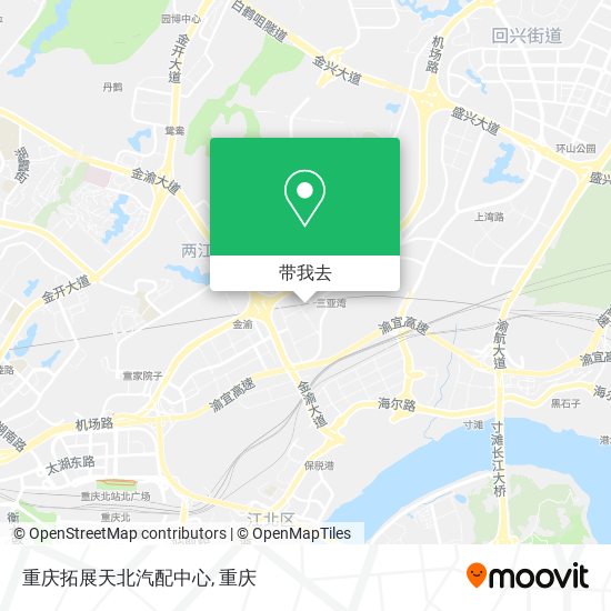 重庆拓展天北汽配中心地图