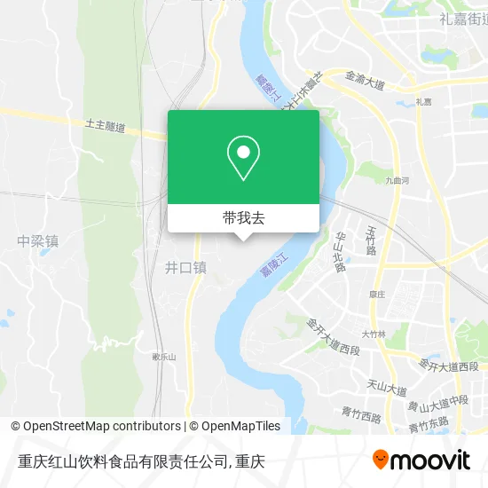 重庆红山饮料食品有限责任公司地图