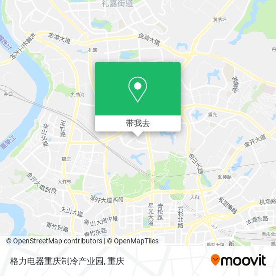 格力电器重庆制冷产业园地图