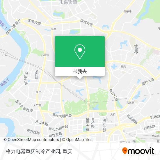 格力电器重庆制冷产业园地图