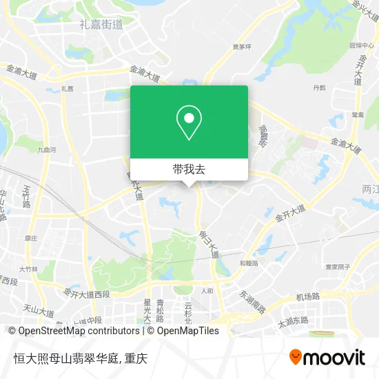恒大照母山翡翠华庭地图