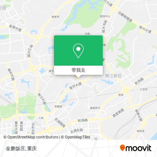 金鹏饭庄地图