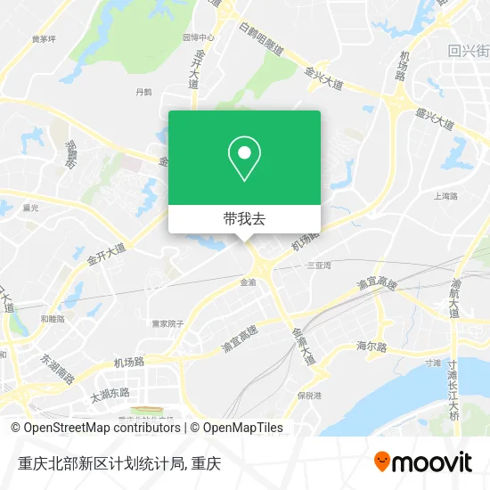 重庆北部新区计划统计局地图