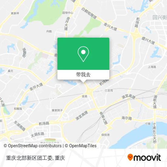 重庆北部新区团工委地图