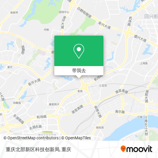 重庆北部新区科技创新局地图